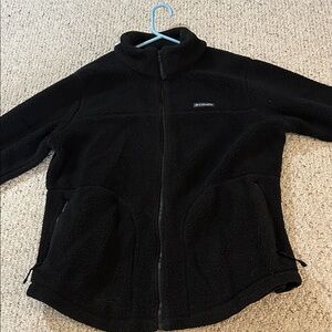 Columbia Black Full-Zip Fleece Jacket